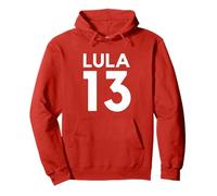 Lula 13 Print on Both Sides: Front And Back Felpa con Cappuccio