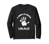 Lula Brasile L'Amore Ha Vinto La Mano del Cuore L'Amore Maglia a Manica