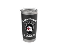 Lula Brasile L'amore ha vinto Lulala Lula Lá Bicchiere termico in acciaio inox doppia parete