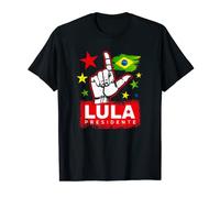 Lula Presidente 2022 Brasil Lula Brazil President Support Maglietta