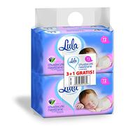 LULA Salviettine umidificate ALANTOINA 72 pezzi 3 pezzi + 1 pz gratis