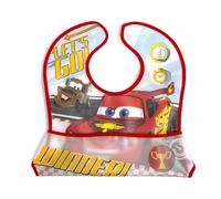 Lulabi Disney Cars, Bavaglino, Plastica, 31x23 cm, 0+ mesi, Rosso