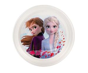 Lulabi Disney Frozen Piatto Piano, Polipropilene, 23Cm