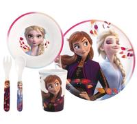 Lulabi Disney Frozen Set 5 Pezzi Bimbo, Melamina - 1.8 kg