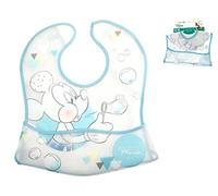 Lulabi Disney Mickey Tender, Bavaglino, Plastica, 30x28 cm, 6+ mesi, Azzurro