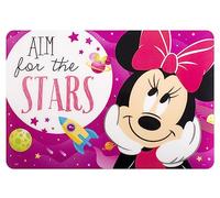 Lulabi Disney Minnie Cosmo Set 12 Tovagliette, Polipropilene, 45x30cm, Rosa, Multicolore
