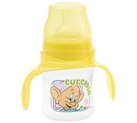 Lulabi Disney SH-8089712 I 7 Nani Cucciolo Biberon Collo Largo, 2 Manici, Giallo, 120 cc