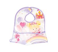 Lulabi Fairy Tales, Bavaglino, Plastica, 30x28 cm, 6+ mesi, Lilla