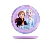 Lulabi Frozen Piatto Piano in Polipropilene, 20,5cm, Lilla