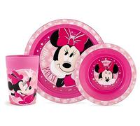 Lulabi Minnie Cosmo Set 3 Pezzi Bimbo, Polipropilene, Rosa, Decorato
