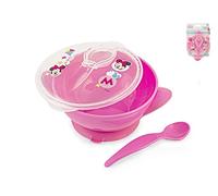 Lulabi Minnie Simply Set 3 Pezzi Pappa Viaggio, Polipropilene
