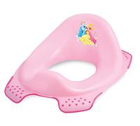 Lulabi Riduttore WC Rigido Princess, Rosa con Decoro Principesse - Universale, Antiscivolo, Comfort e Sicurezza