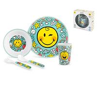 Lulabi Smiley Boy Set 5 Pezzi Bimbo, Melamina - 1.8 kg