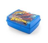 Lulabi Spiderman Cityhero Porta Pranzo, Polipropilene, Lunch Box, 17x13x6,5cm