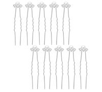 LuLiyLdJ 10 Pezzi Forcine e Punti Luce per Capelli da Sposa, Accessori per Cerimonia