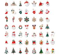 LuLiyLdJ 52 Pezzi gadget natalizi, Ciondoli natalizi, Gadget natale adulti