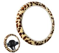 LuLiyLdJ Coprivolante Auto Universale in Microfibra, Elastico, Traspirante e Antiscivolo - Accessori Auto Interno, Dimensioni Standard 36-40cm