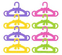 LuLiyLdJ Mini Grucce per Vestiti da Bambole - Set 8 Pezzi per Armadio Bambini