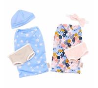 LullaBaby set bambole gemelle realistiche con sacchi nanna, 36 cm, Set da 8