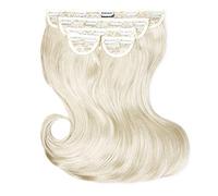 Lullabellz Extension per capelli ondulati super spessi, con clip, 5 pezzi, lunghezza 40,6 cm, biondo ossigenato
