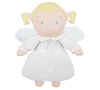 Lullaberry Bambola Aniela con scritta "My First Angel", 23 cm, in morbido peluche, regalo per neonati e bambini piccoli