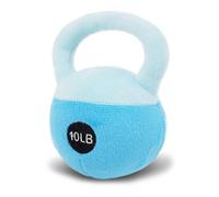 Lullaberry My First Kettlebell - Giocattolo sensoriale per bambini, 12 cm, morbido sonaglio per bambini, in blu, sicuro e facile da impugnare, perfetto per genitori attivi