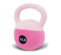 Lullaberry My First Kettlebell - Giocattolo sensoriale per bambini, 12 cm, morbido sonaglio per bambini, in rosa, sicuro e facile da impugnare, perfetto per genitori attivi