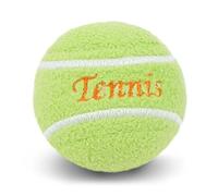 Lullaberry My First Tennis Ball - Sonaglio in peluche per bambini, 6,5 cm, giocattolo sportivo sicuro per neonati e ragazze