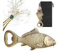 LULLEA Apribottiglie alla carpa e alla birra, regalo per pescatori, idea regalo, accessorio per pesca, regalo per la festa del papà, regalo di compleanno per pescatori, papà, nonno, pescatore, papà