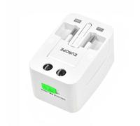 lulshou Adattatore da viaggio universale mondiale con convertitore USB e spina di alimentazione da parete