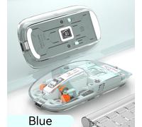 lulshou Mouse wireless Bluetooth trasparente, il mouse trasparente per il terzo esame simulato con bassi ricaricabili