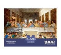 L'Ultima Cena Puzzle in Legno Impermeabile DIY Puzzles Da 1000 Pezzi Regali Per Adulti Sfidanti E Rompicapo Per Decorazioni Domestiche