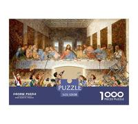 L'Ultima Cena Puzzle in Legno Impermeabile Puzzles Da 1000 Pezzi Regali Per Adulti Divertenti Per Decorazioni Domestiche