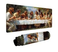 L'Ultima Cena Tappetino Mouse Gaming 1000x500x3mm, Tappetino Scrivania XXL Uomo, Mouse Pad con Base In Gomma Antiscivolo, Maggiore Precisione e Velocità, Gaming Accessori, per PC Scrivania, O-6877