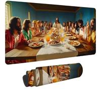 L'Ultima Cena Tappetino Mouse XXL Gaming 1200x600 mm 2025 Nuovo Festa Tappetino Scrivania Impermeabile,Mousepad con Base in Gomma Antiscivolo,Migliora Precisione e Velocità per Gaming,Ufficio,-dd846