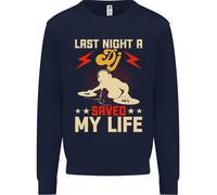 L'Ultima Notte Un DJ Ha Salvato La Mia Vita DJing Uomo Felpa Maglione