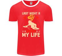 L'Ultima Notte Un DJ Ha Salvato La Mia Vita DJing Uomo Ringer T-Shirt FotL