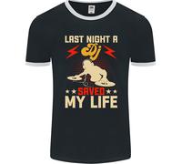 L'Ultima Notte Un DJ Ha Salvato La Mia Vita DJing Uomo Ringer T-Shirt FotL