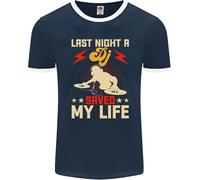 L'Ultima Notte Un DJ Ha Salvato La Mia Vita DJing Uomo Ringer T-Shirt FotL