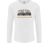 L'Ultima Parodia Della Cena Eterna T-Shirt A Maniche Lunghe Uomo Con Teschi