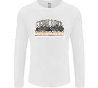 L'Ultima Parodia Della Cena Eterna T-Shirt A Maniche Lunghe Uomo Con Teschi