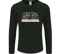 L'Ultima Parodia Della Cena Eterna T-Shirt A Maniche Lunghe Uomo Con Teschi