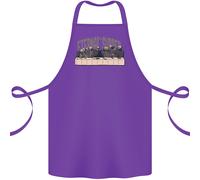 L'Ultima Parodia Della Cena Eterna Teschi Cotone Grembiule 100% Biologico