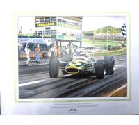L'Ultimo Di Jimmy - Jim Clark Lotus 49 A Kyalami - Stampa Di Andrew Kitson