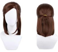 L'ultimo di noi Ellie Cosplay parrucca marrone resistente al calore capelli corti Halloween Party Role Play parrucca Cap