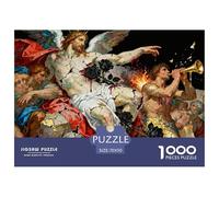 L'ultimo giudizio di Michelangelo Puzzle in Legno Impermeabile DIY Puzzles Da 1000 Pezzi Per Adulti Sfidanti E Rompicapo Giochi Educativi