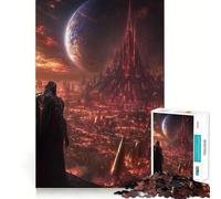 L'ultimo guardiano su un mondo caduto - Puzzle da 1000 pezzi per adolescenti - Gioco di sfida mentale - Passatempo rilassante - Taglio preciso - Regalo delizioso 38x52cm