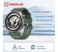 L'ultimo smartwatch OnePlus Watch 4 presenta un display AMOLED da 1,5 pollici, Snapdragon W5 + BES2800, fino a 16 giorni di autonomia, GPS, NFC e Assistente Vocale Google.