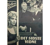 L'ultimo testimone Martin Held Hanns Lothar 1960 Vintage Old Danish Movie Pro...