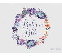 Lulu and Bell Baby in Bloom, Baby Shower hardback Guest Book (Copertina rigida)